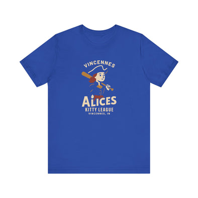 Vincennes Alices T-Shirt (Premium Lightweight) - Vintage Defunct Baseball Teams
