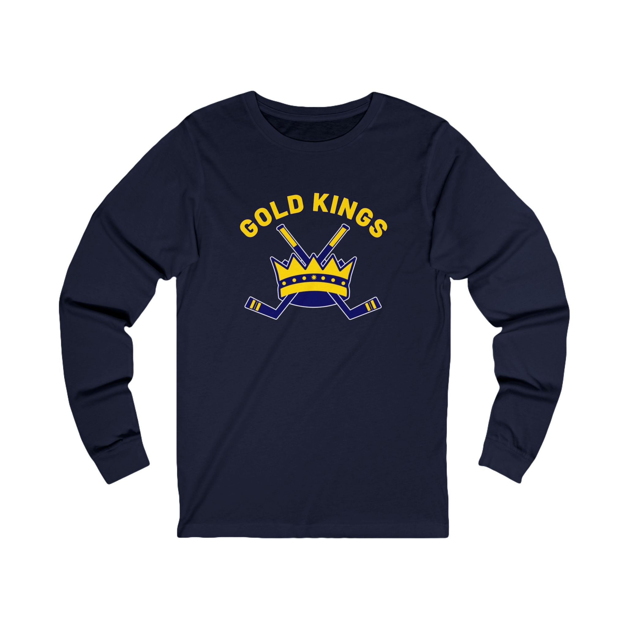 Alaska Gold Kings Long Sleeve Shirt - Navy