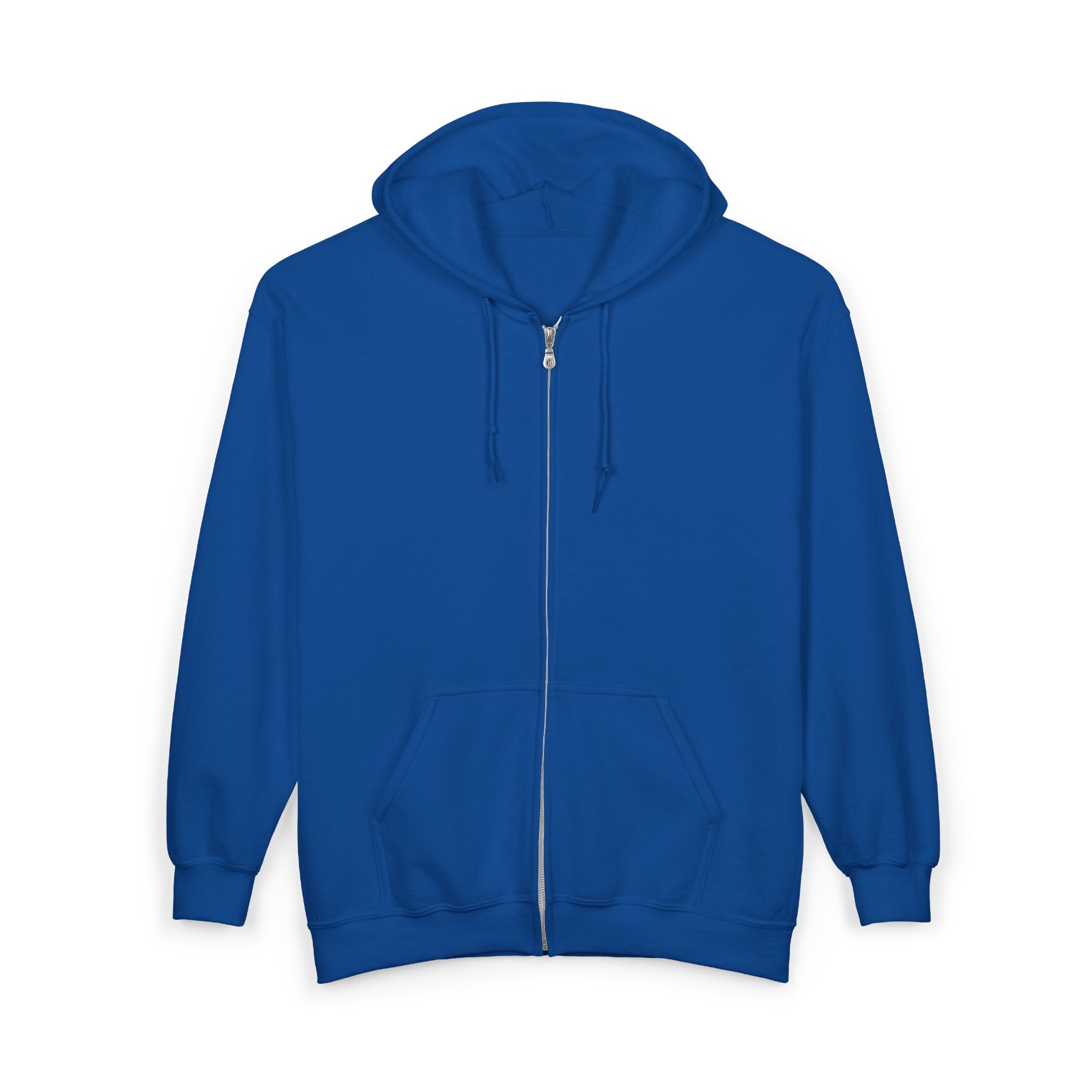 New Haven Nighthawks 1970s Hoodie (Zip) in royal, front, plain (design is on the back)