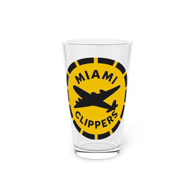 Miami Clippers Pint Glass, 16oz