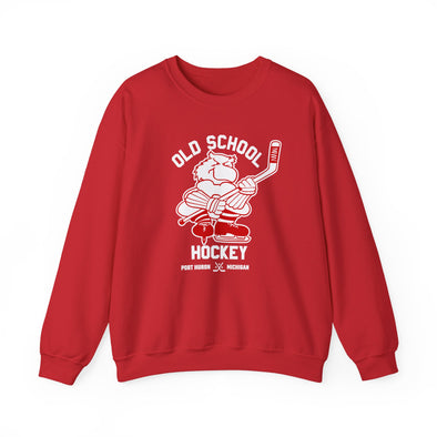 Port Huron Old School Hockey Crewneck Sweatshirt