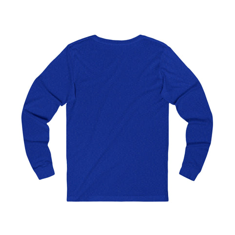 Seattle Ironmen Long Sleeve Shirt with the red retro robot skater with arched lettering on the front, view 7