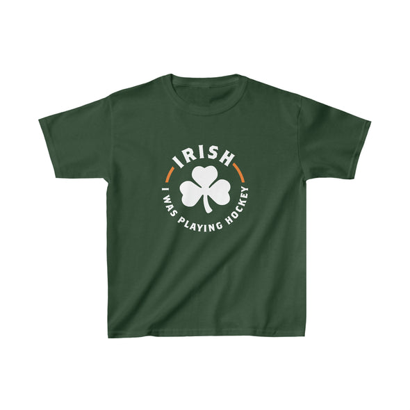 Irish I Was Playing Hockey T-Shirt (Youth)