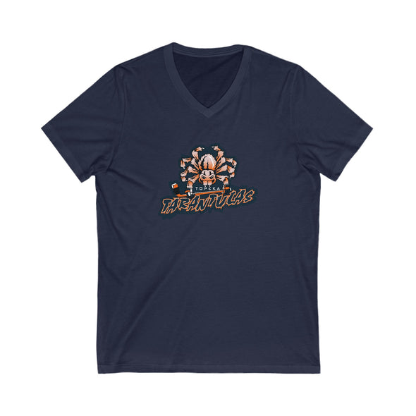 Topeka Tarantulas Women's V-Neck T-Shirt