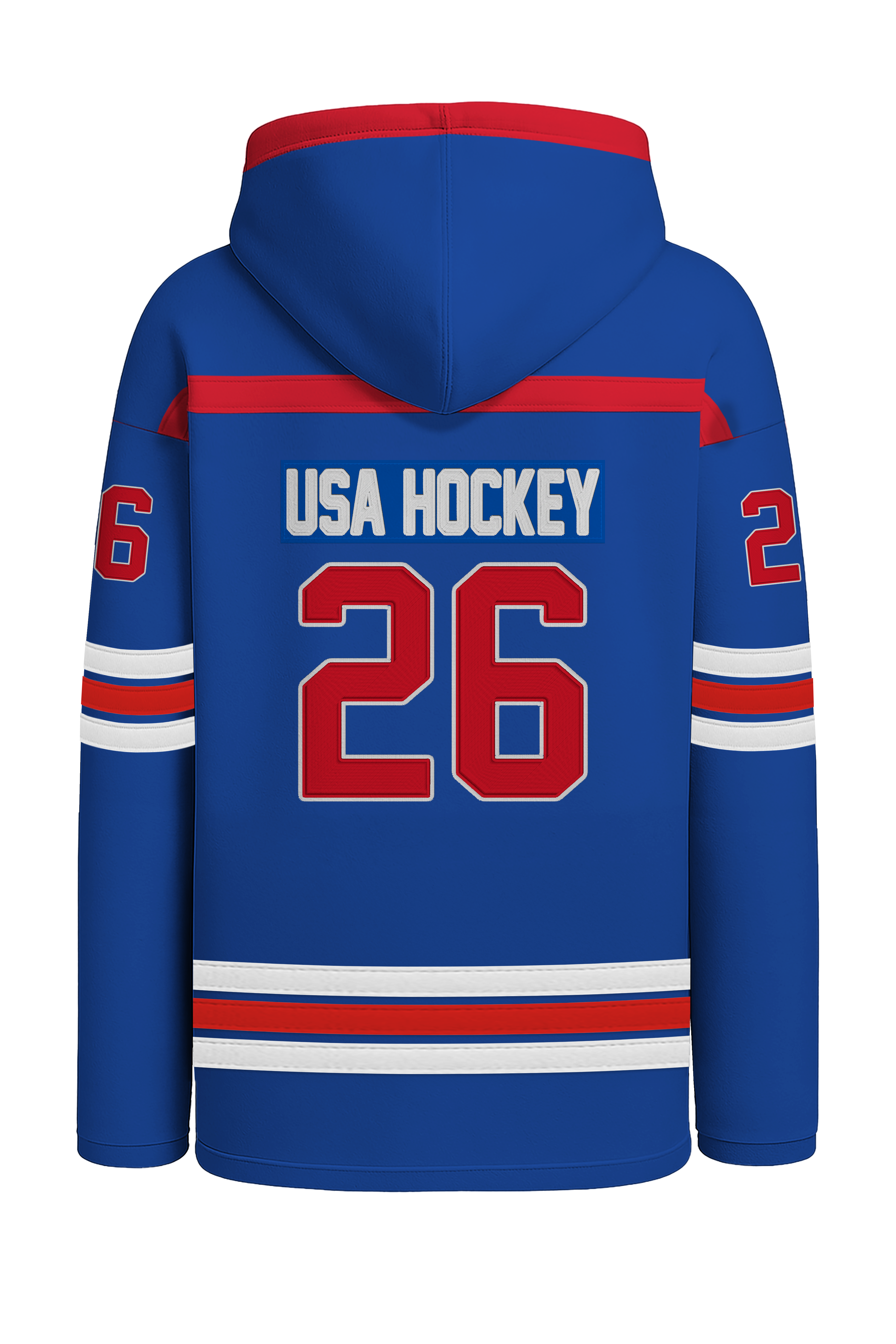 USA Hockey Shield 2026 Replica Jersey Royal Lace Hoodie