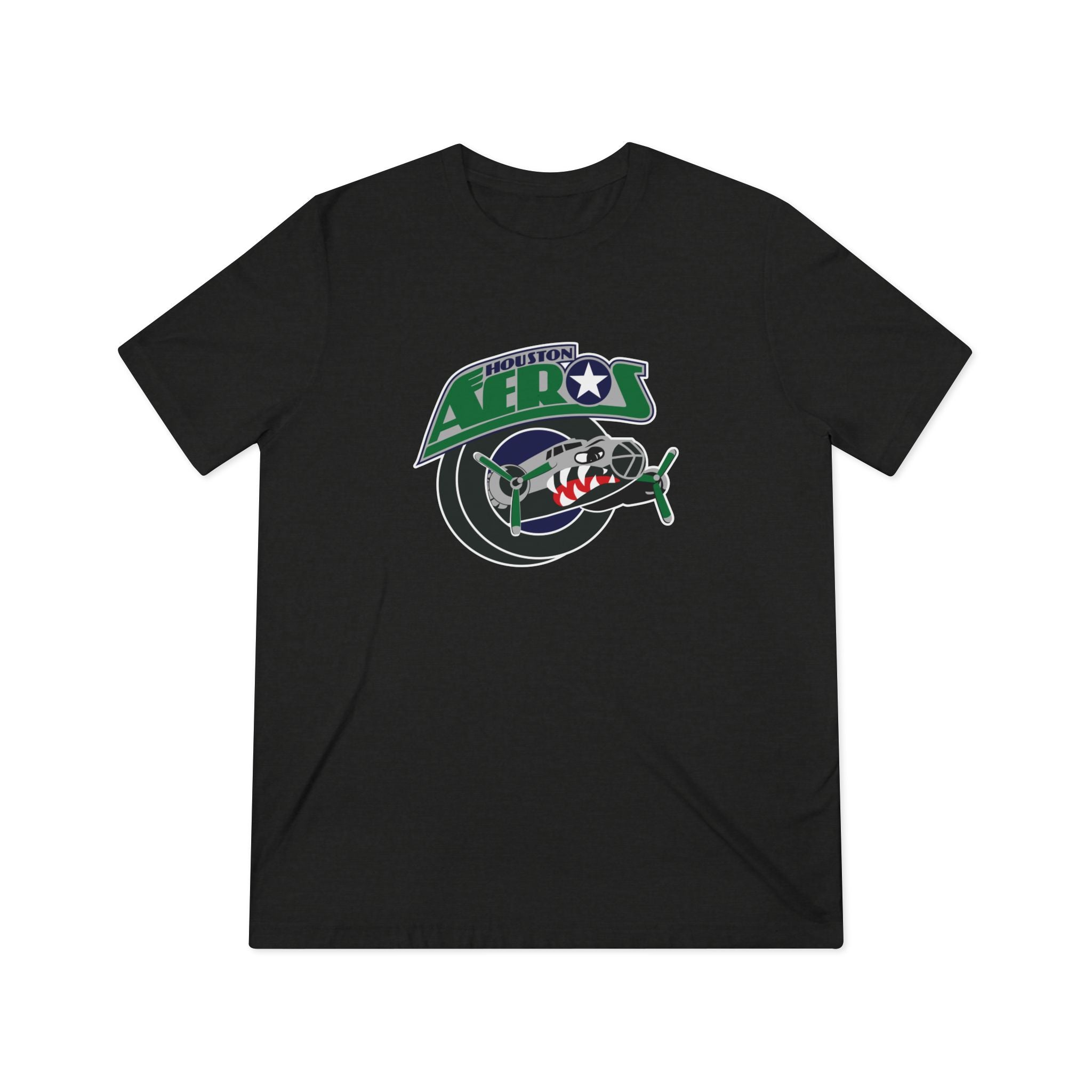Houston Aeros 1990s T-Shirt (Tri-Blend Super Light)