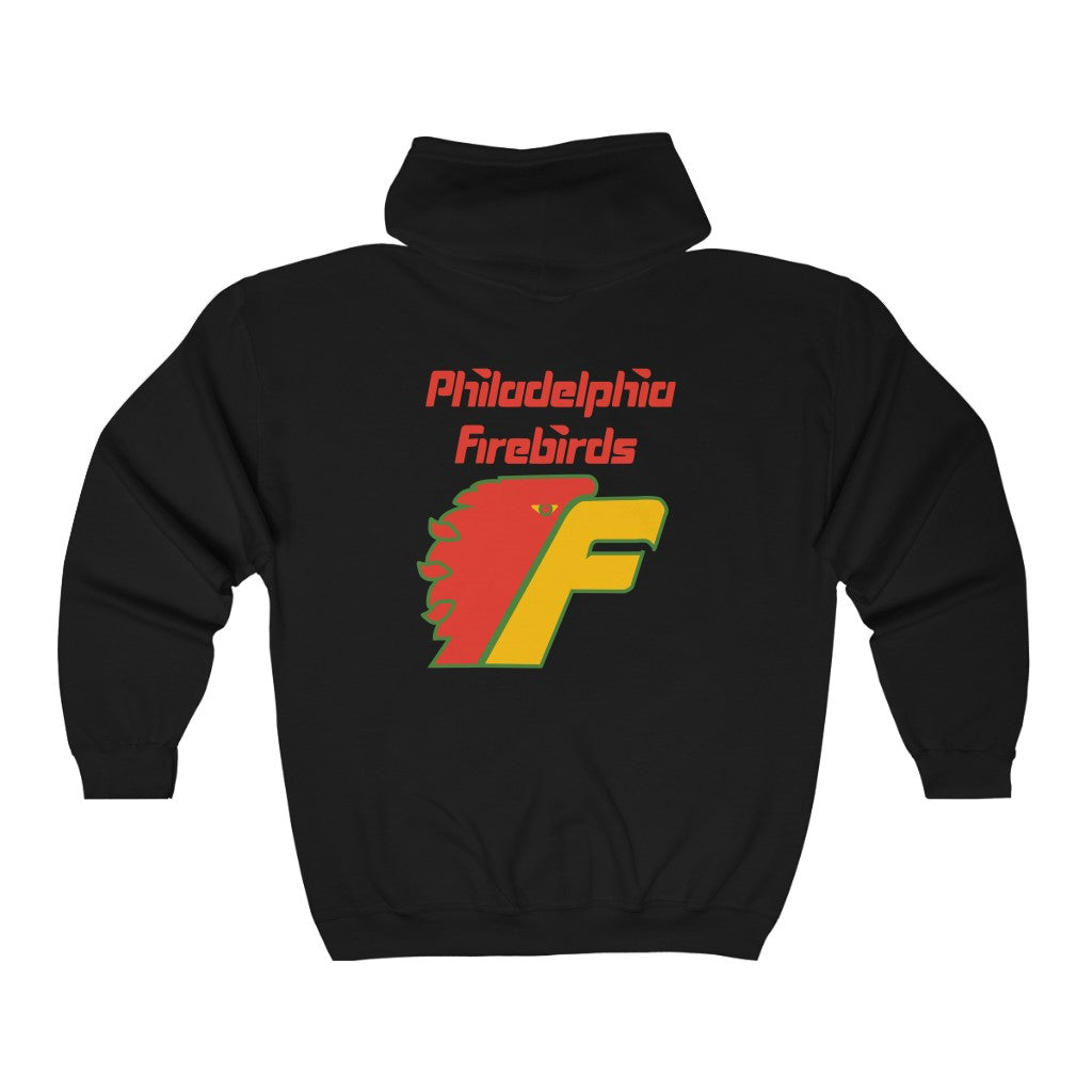 Philadelphia Firebirds Hoodie (Zip), front, plain (design is on the back), view 3