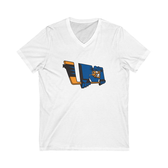 Lewiston MAINEiacs Women's V-Neck T-Shirt