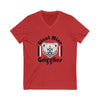 Giant Mine Grizzlies Women's V-Neck T-Shirt