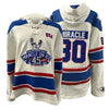 1980 Miracle on Ice  45th Anniversary (1980-2025) Official Lace Hoodie- White