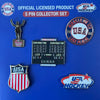 Miracle on Ice 1980 USA Hockey Team Official 5 Collectors Pin  Set