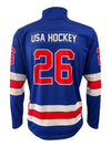 USA Hockey Shield 2026 Replica 1/4 Zip Blue Pullover