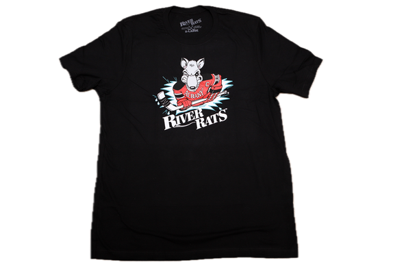 Albany River Rats® Black T-Shirt (Premium Lightweight) - LIMITED EDITION