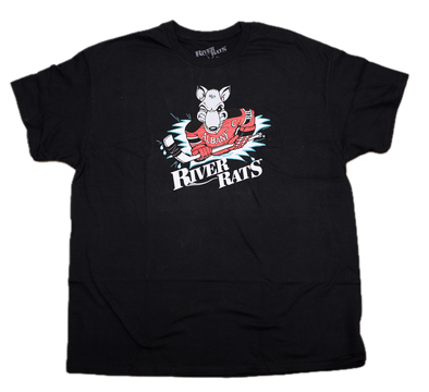 Albany River Rats® Black T-Shirt - LIMITED EDITION