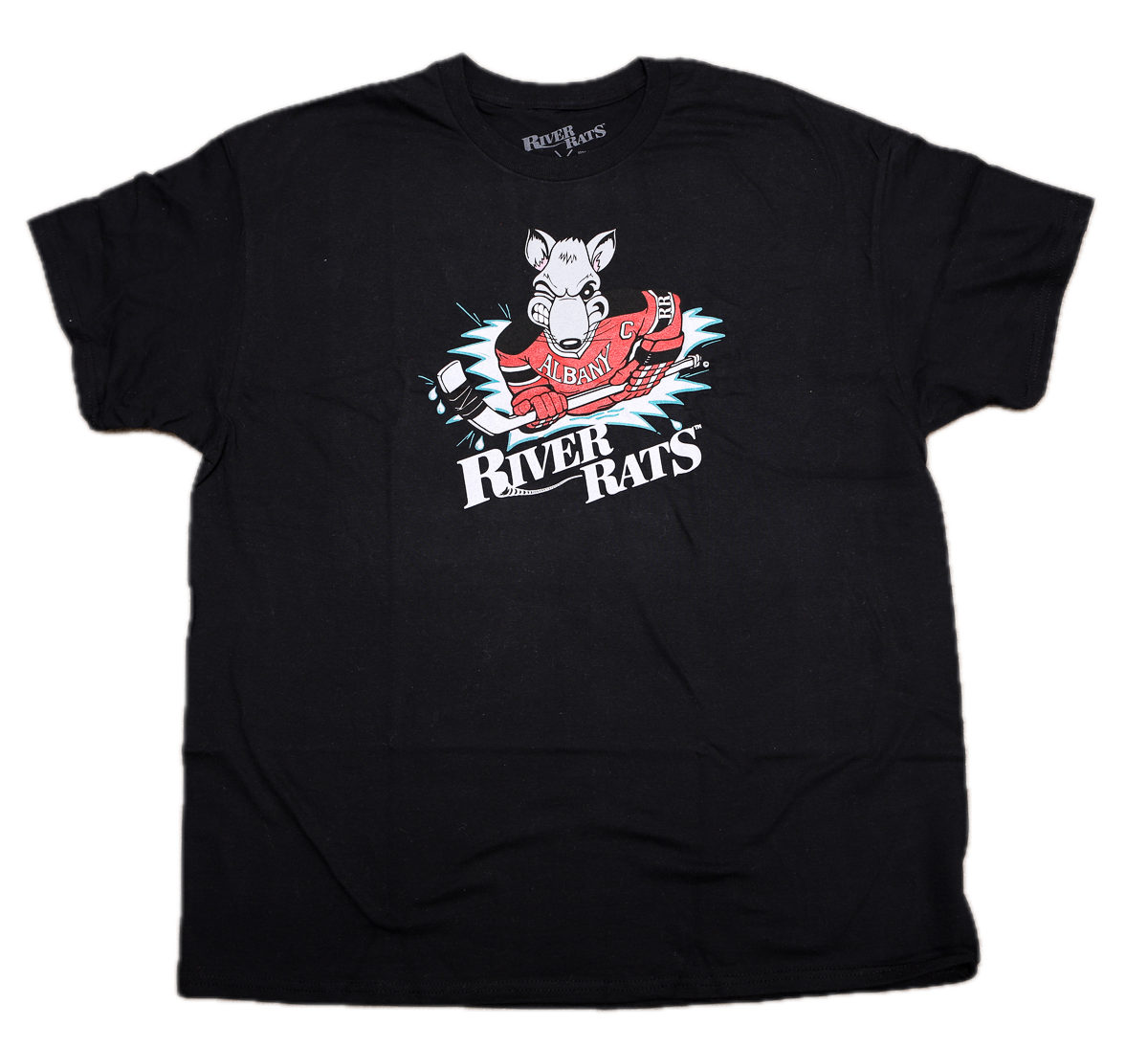 CLEARANCE Albany River Rats® Black T-Shirt - LIMITED EDITION - XL
