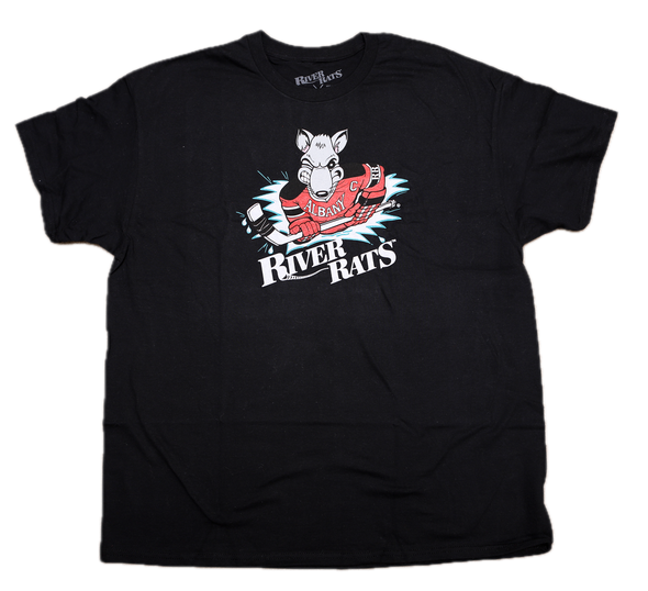 Albany River Rats® Black T-Shirt - LIMITED EDITION