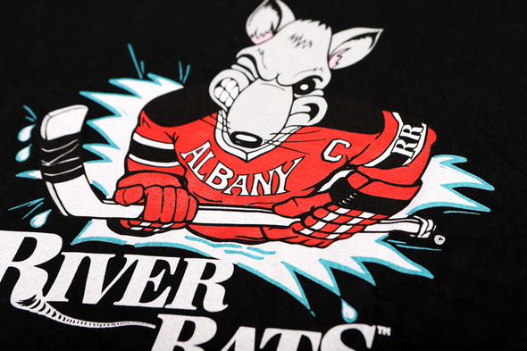 Albany River Rats® Black T-Shirt (YOUTH) - LIMITED EDITION