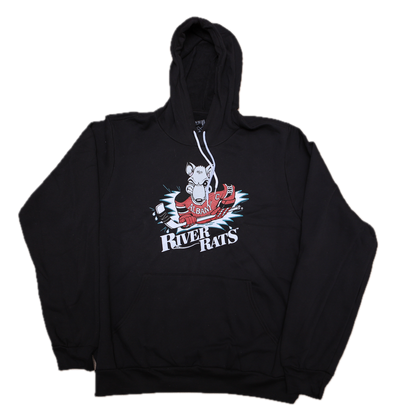 Albany River Rats® Black Hoodie (Premium Fleece) - LIMITED EDITION