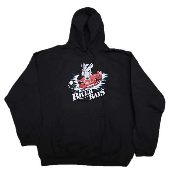 Albany River Rats® Black Hoodie - LIMITED EDITION