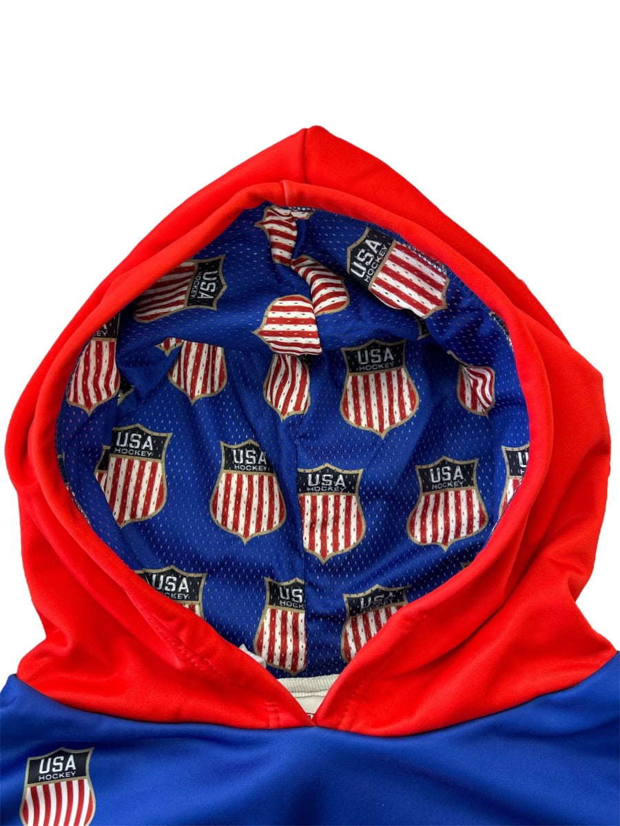 USA Hockey Shield 2026 Replica Performance Hoodie - White