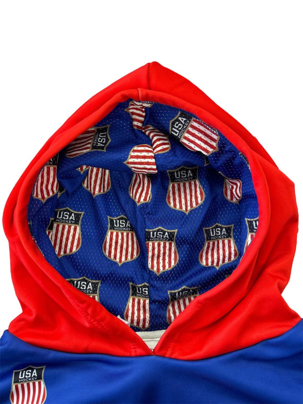 USA Hockey Shield 2026 Replica Performance Hoodie - White