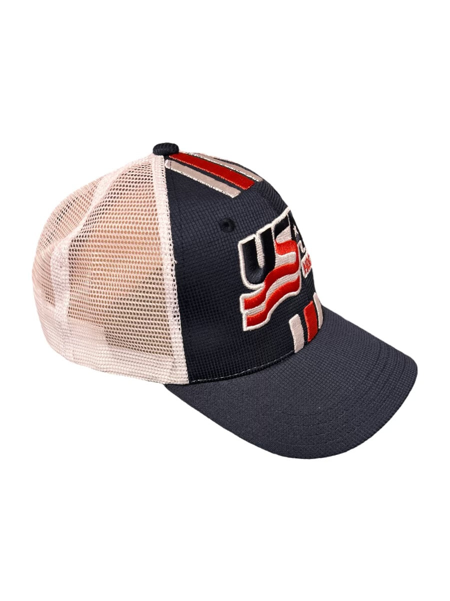 1996 Style USA Hockey Flag Logo Hat