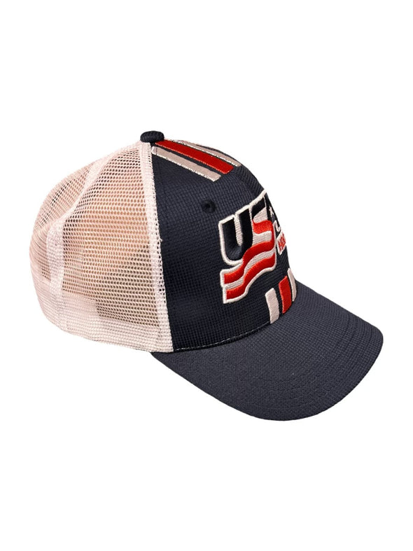 1996 Style USA Hockey Flag Logo Hat