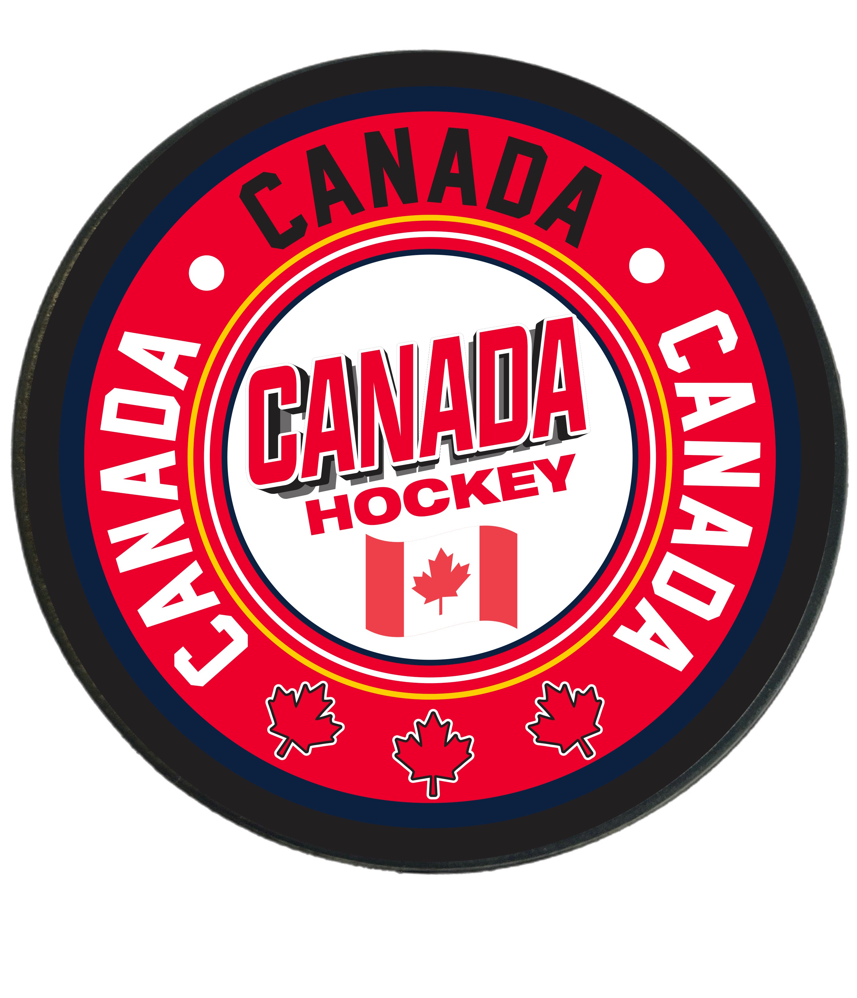 Canada Four Country Replica Hockey Puck