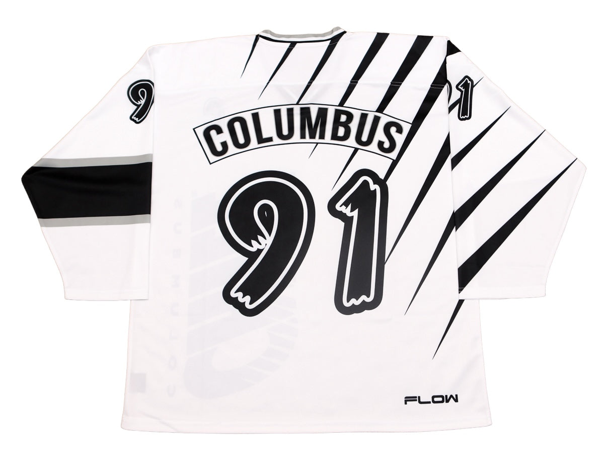 Columbus Chill White Jersey (CUSTOM - PRE-ORDER)