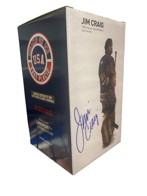 Jim Craig 1980 Olympics Lake Placid Gold Medal “Miracle On Ice” Officially Bobblehead Edition of 144- In Stock Now!