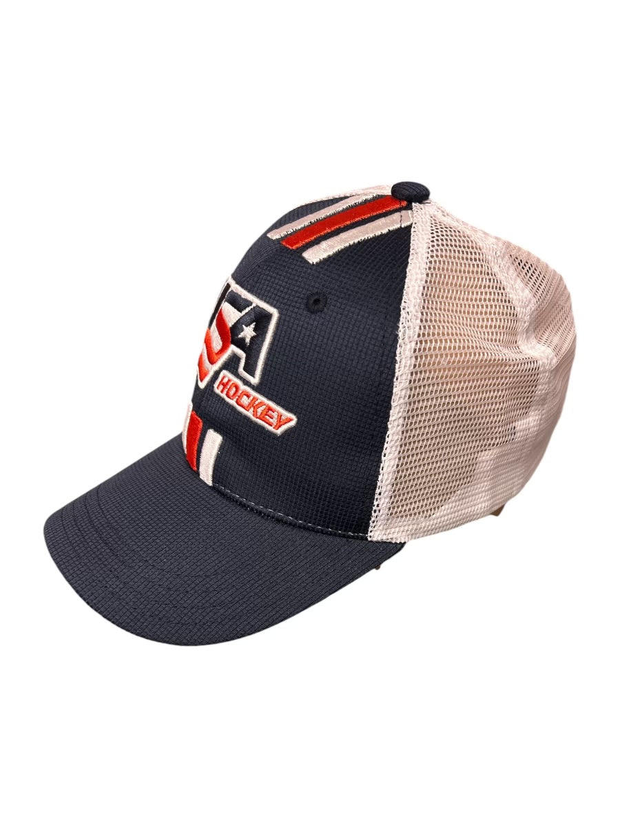 1996 Style USA Hockey Flag Logo Hat