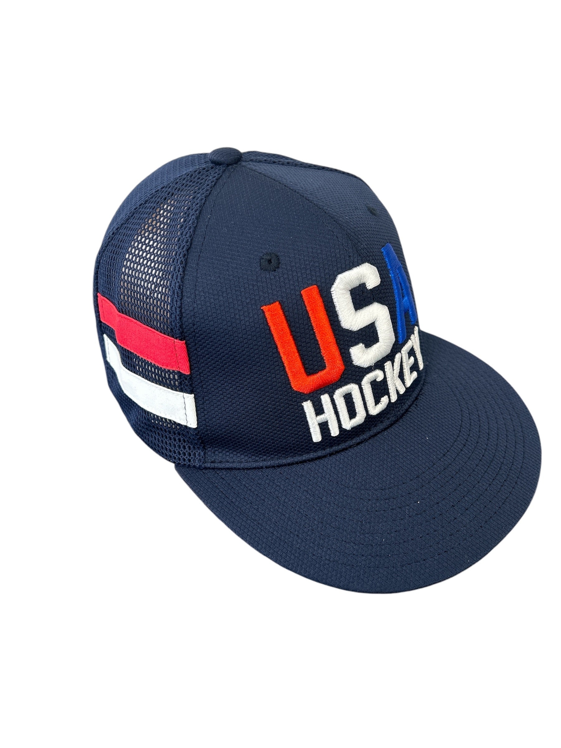 USA Hockey Official Licensed 2026 Flat Brim Navy Hat