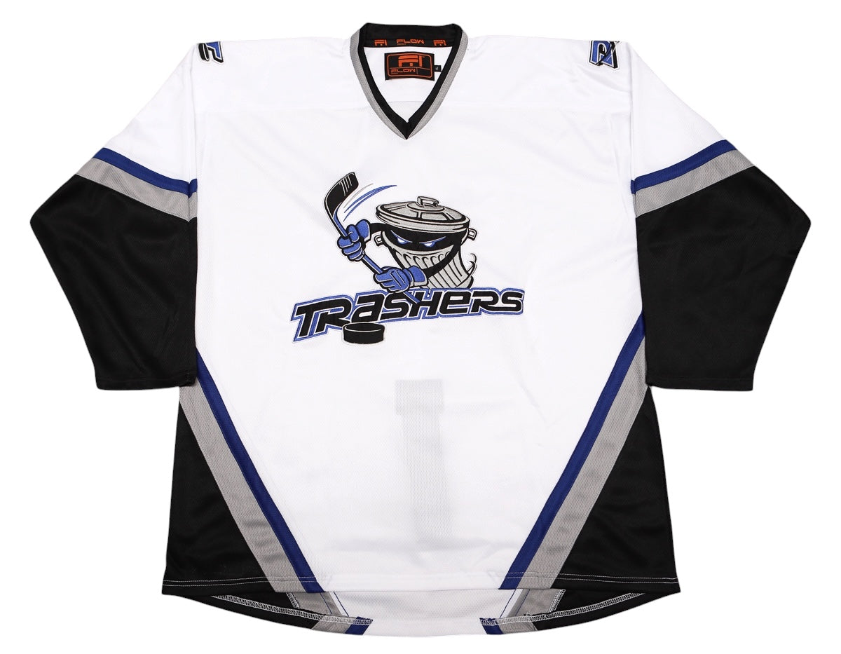 Danbury Trashers Replica White Jersey (BLANK)
