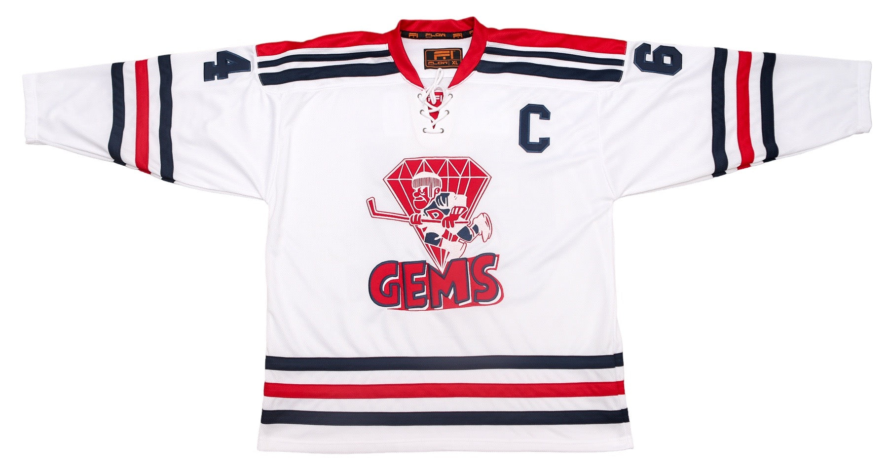 Dayton Gems 1960s White Jersey (CUSTOM - PRE-ORDER)