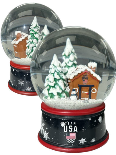 Team USA Olympic Iconic Moments Snow Globe