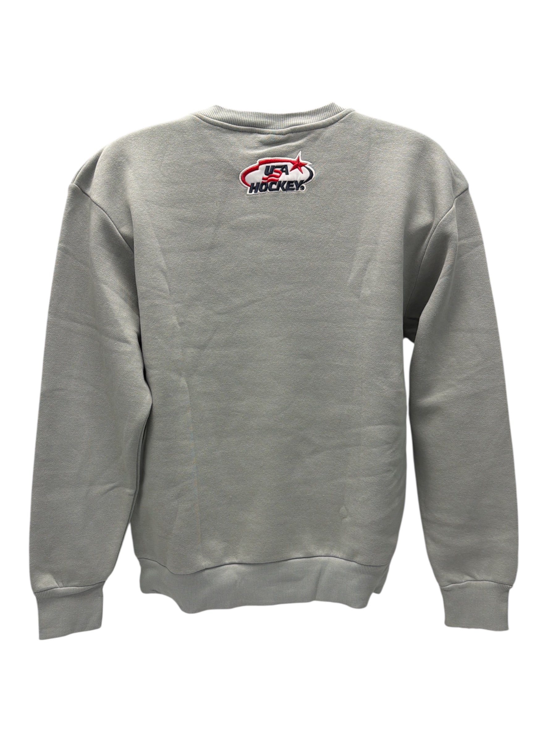 USA Hockey Official United States Embroidered Cotton Crew Neck (size up - cut small)