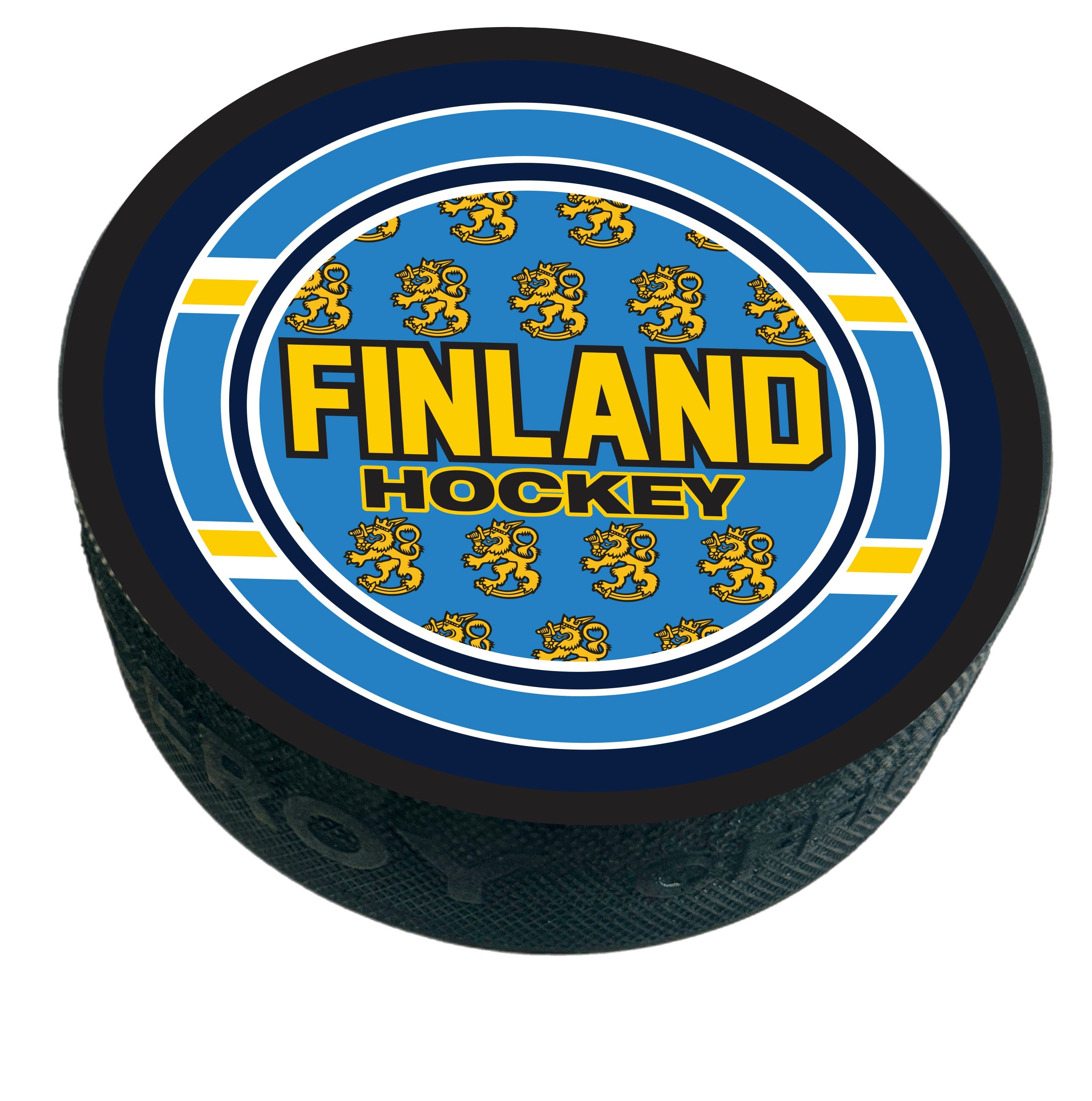 Finland Four Country Replica Hockey Puck