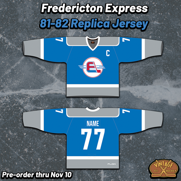 Fredericton Express Replica Jersey (CUSTOM - PRE-ORDER)