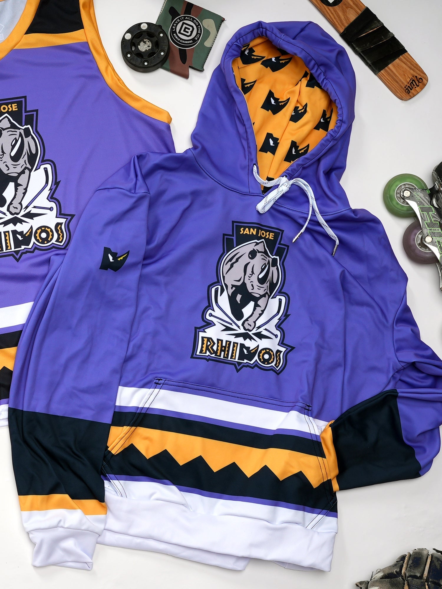 San Jose Rhinos Hockey Hoodie