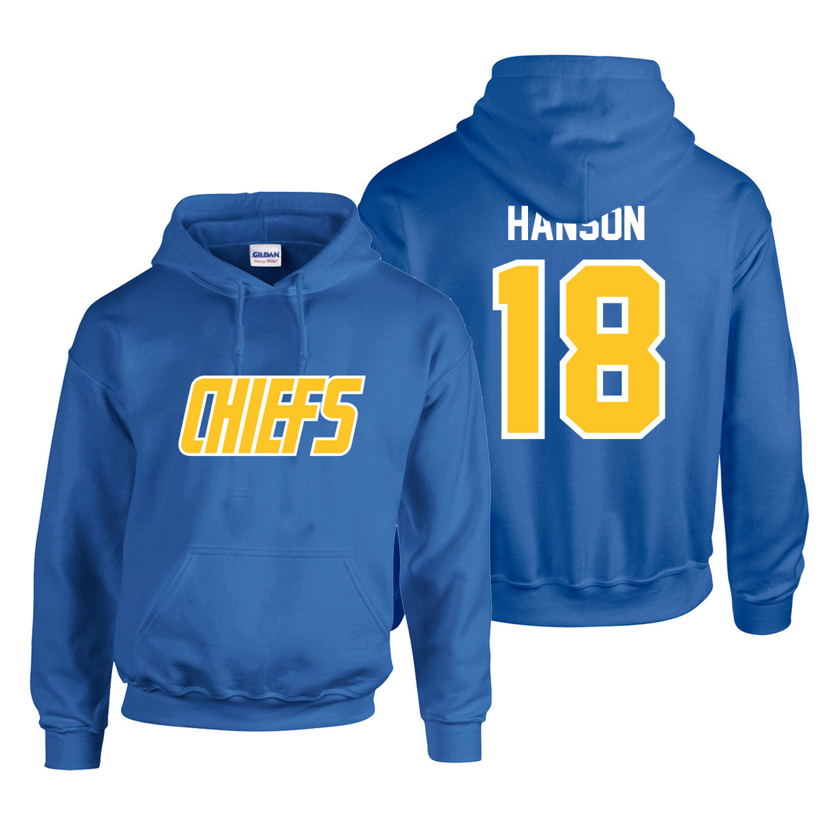 Charlestown Chiefs Hoodie (#18 Hanson)