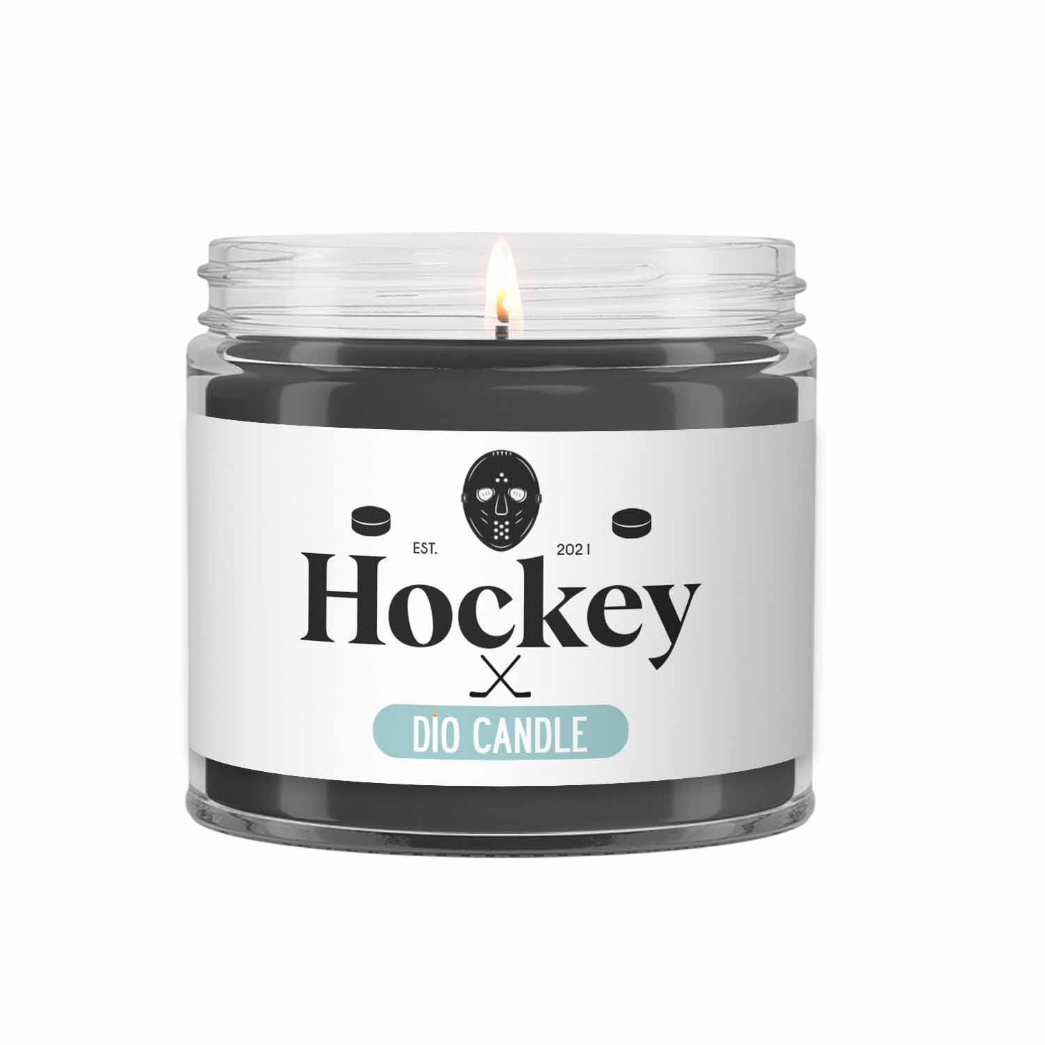Hockey Puck Candle