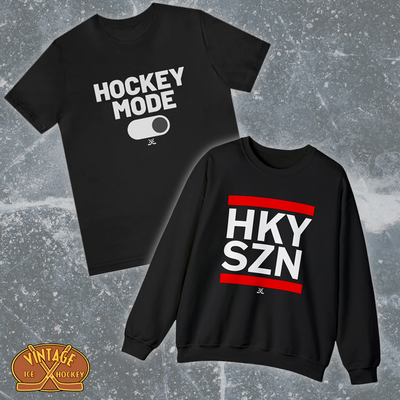 Zipper Vintage Clothing - Rocking that ice hockey jersey
