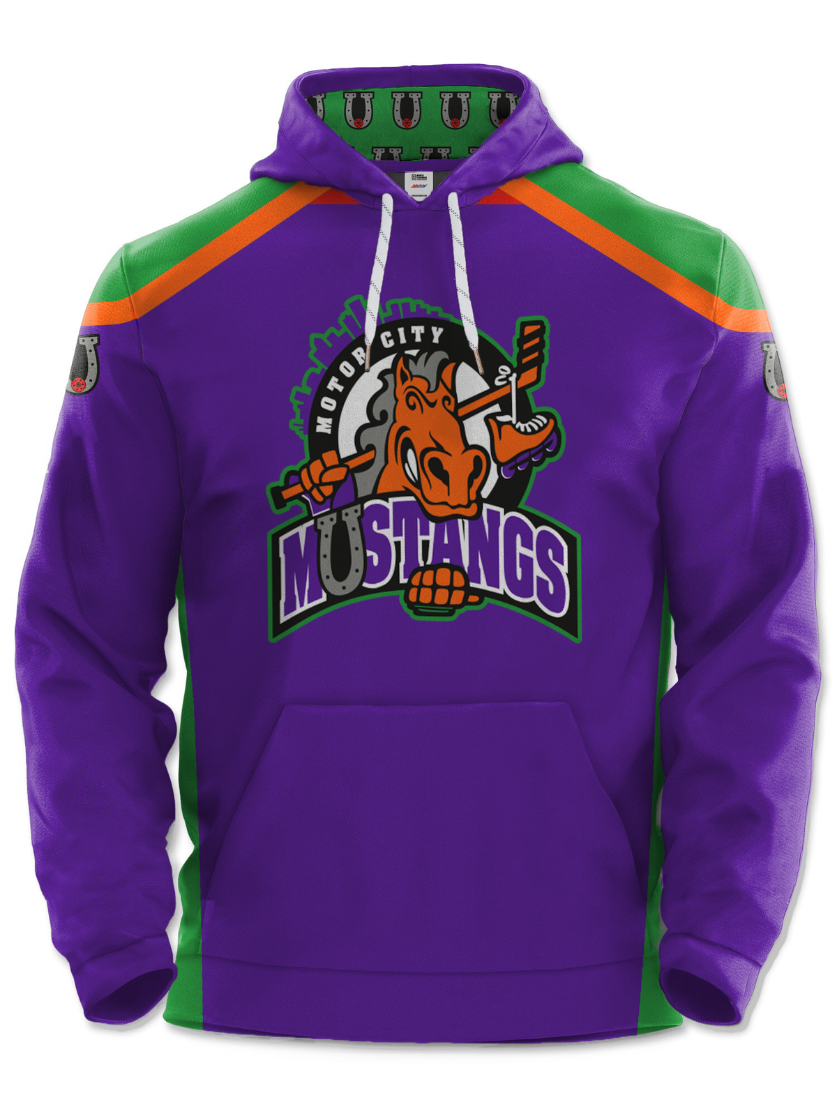 Motor City Mustangs hockey apparel