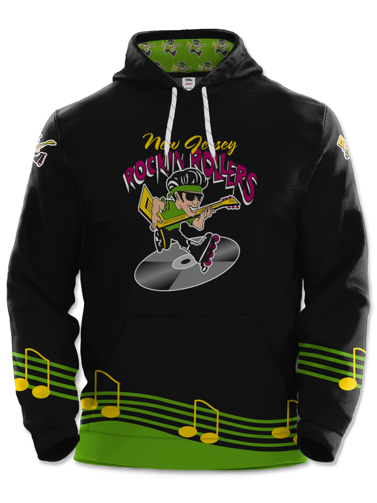 New Jersey Rockin' Rollers Hockey Hoodie