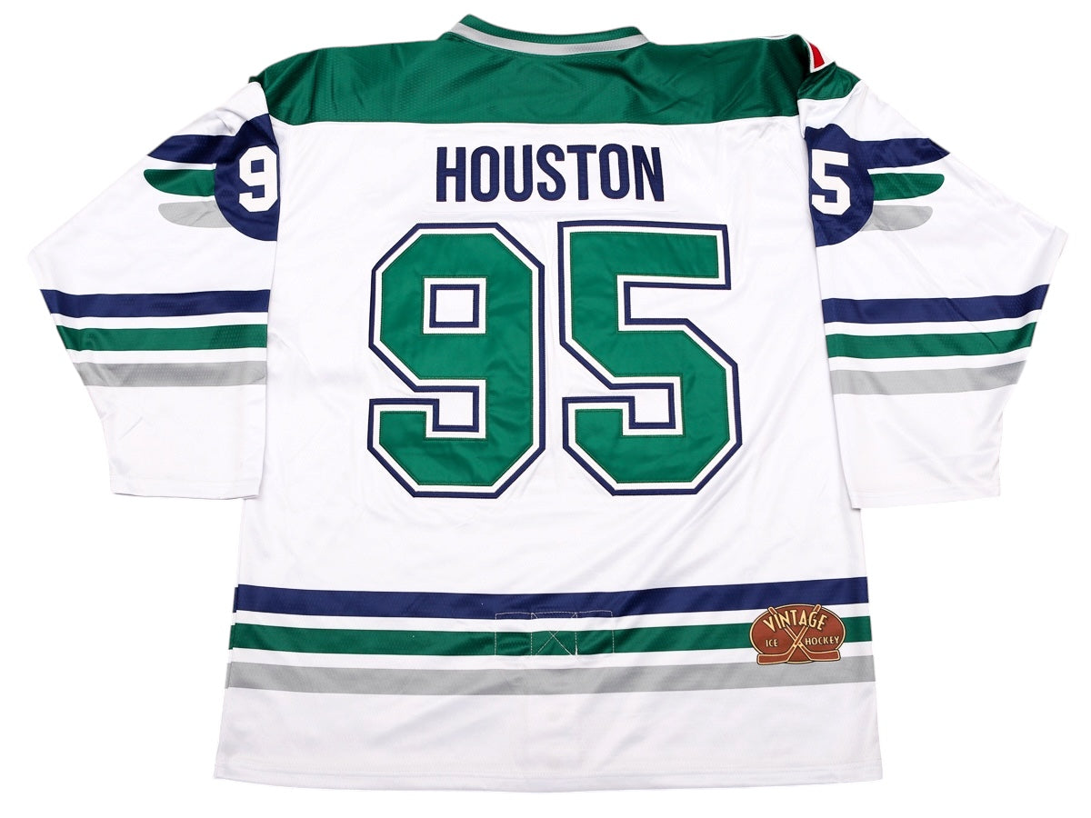 Houston Aeros 1990s Replica White Jersey (CUSTOM - PRE ORDER)