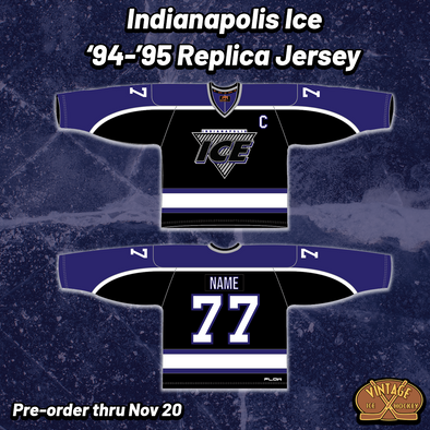 Indianapolis Ice Jerseys available for pre-order!