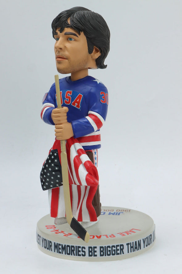Jim Craig 1980 Olympics Lake Placid Gold Medal “Miracle On Ice” Officially Bobblehead Edition of 144- In Stock Now!