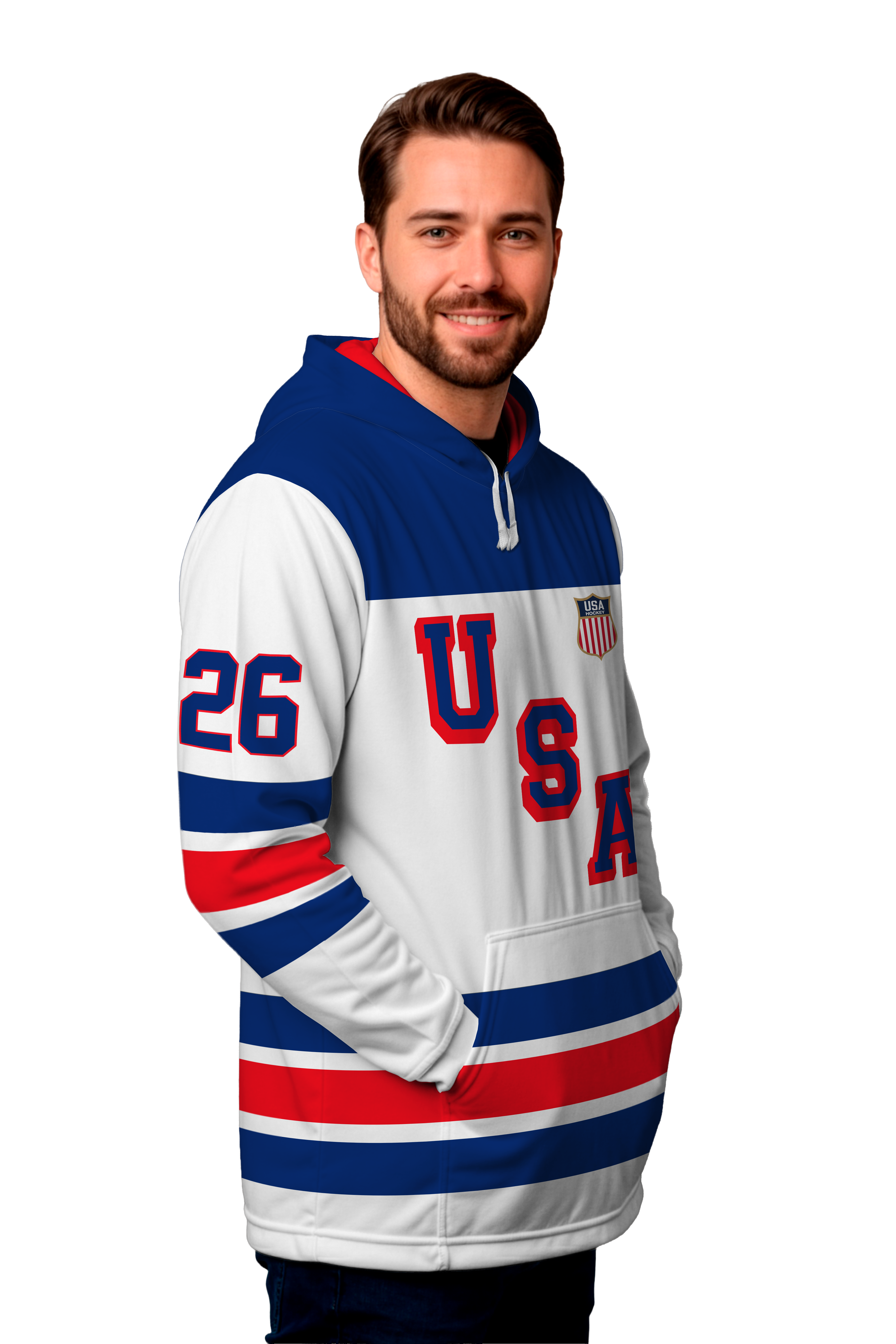 Kendall Coyne USA Hockey Performance White Hoodie