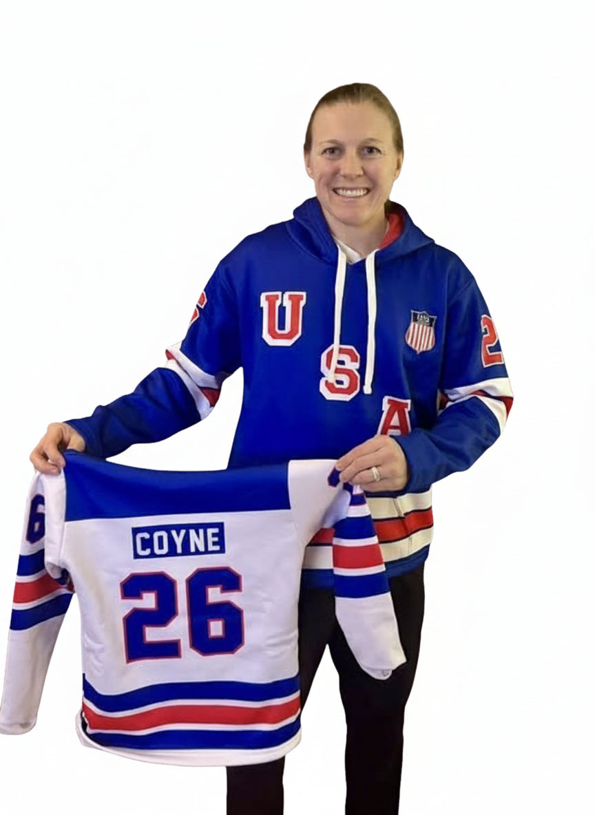 Kendall Coyne USA Hockey Performance White Hoodie