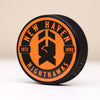 New Haven Nighthawks Orange & Black Hockey Puck